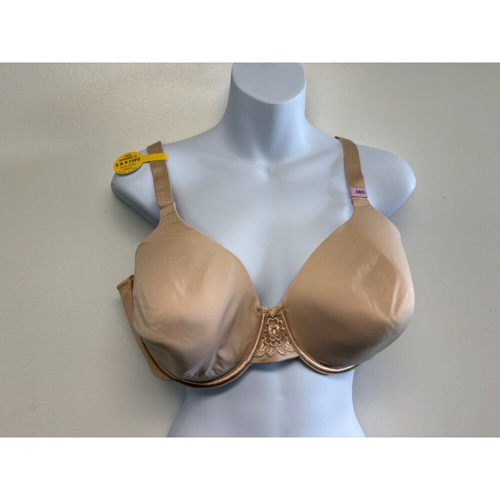 Vanity fair beige women's bra 38D wired New without Tags